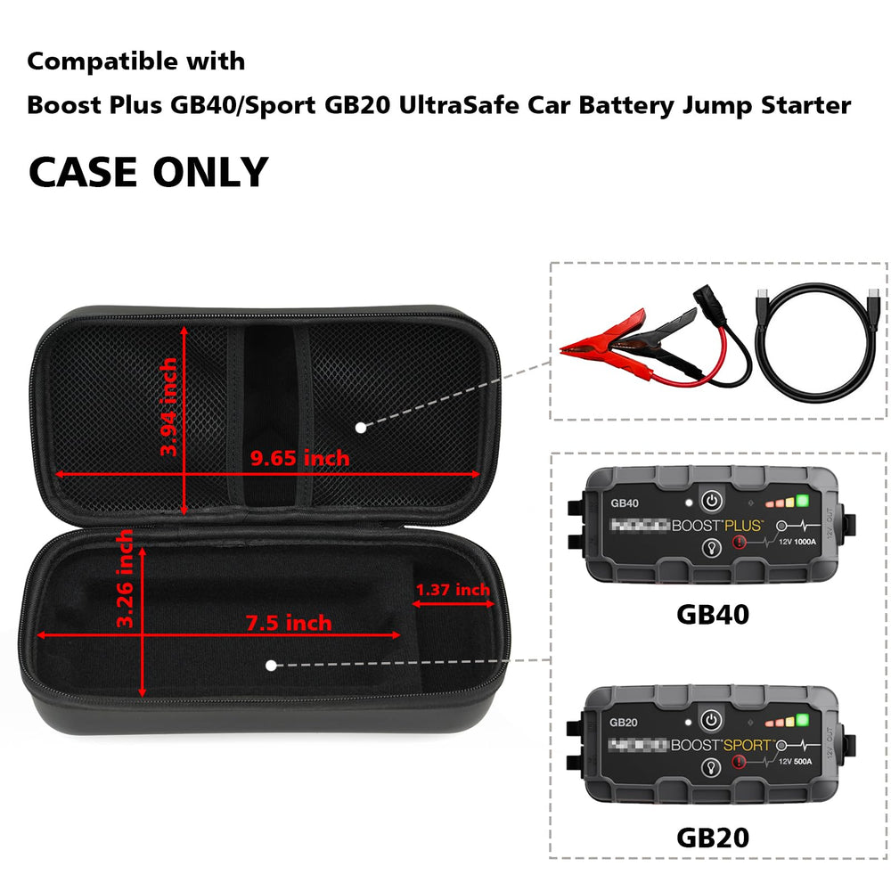 Gleegi EVA case for NOCO GB40/GB20 showing rugged exterior protection.