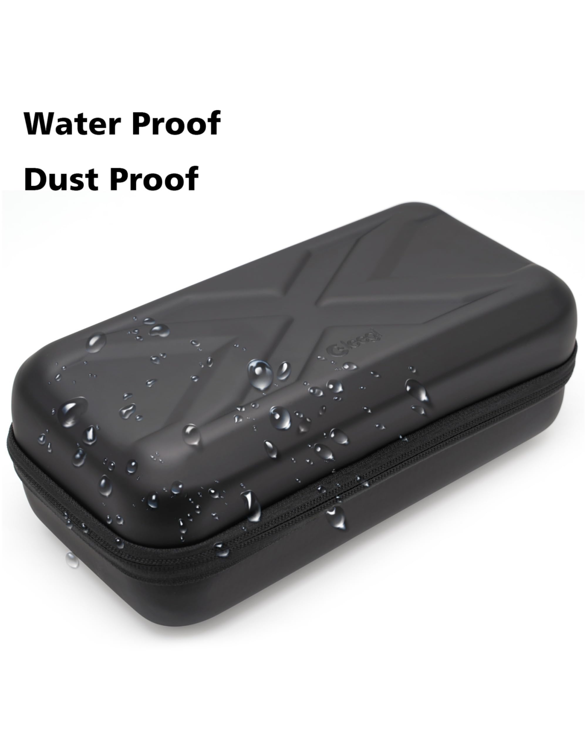 Gleegi lightweight case with ergonomic handle for easy transport.