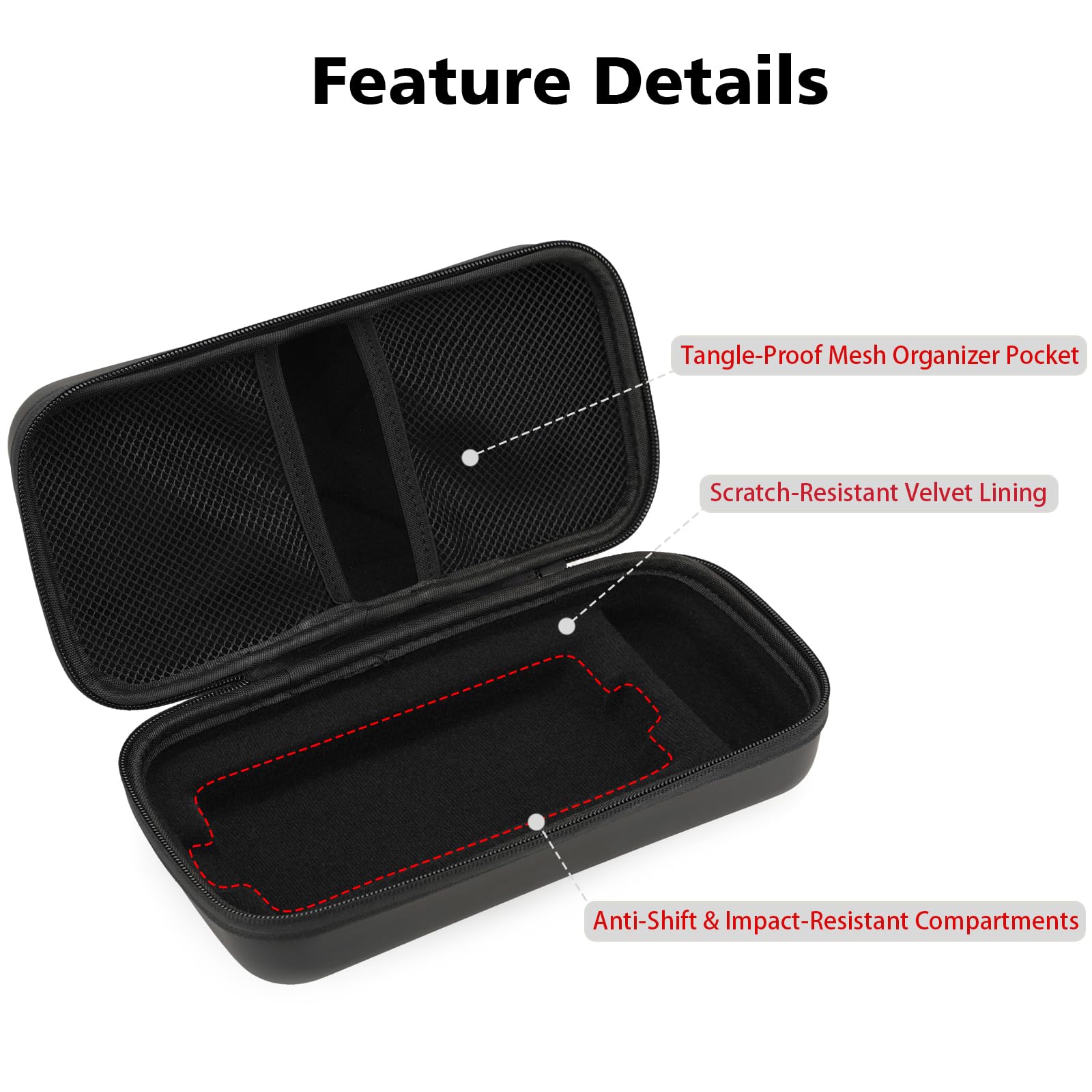 Gleegi soft velvet interior cushions NOCO GB40/GB20 against scratches.