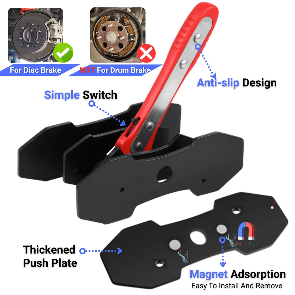 GlideSpark magnetic plates snap-in for quick, secure pad replacement