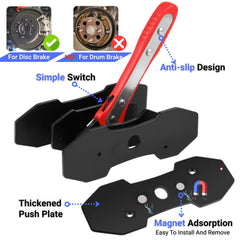 GlideSpark magnetic plates snap-in for quick, secure pad replacement