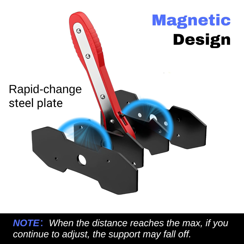 GlideSpark safety hooks and plates provide extra security during caliper compression