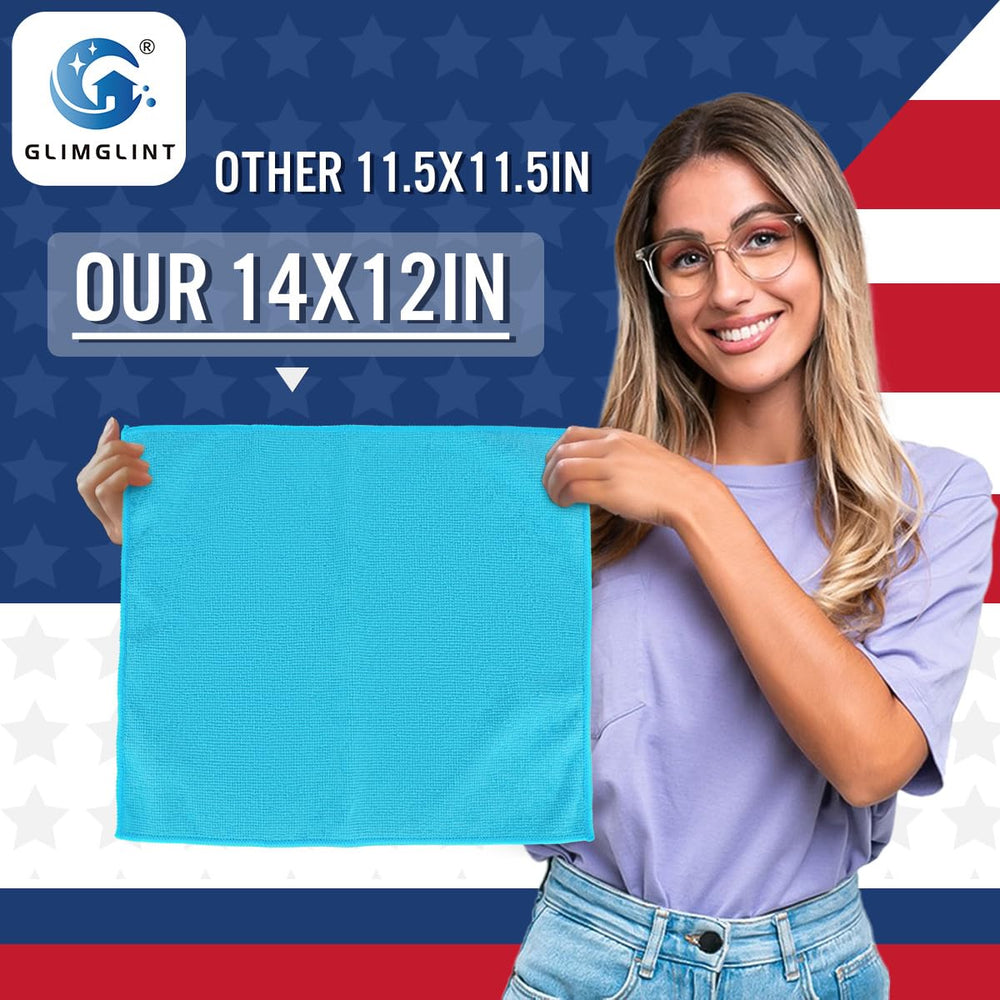 GLIMGLINT reusable cleaning rags in bulk for cost-efficient cleaning tasks.