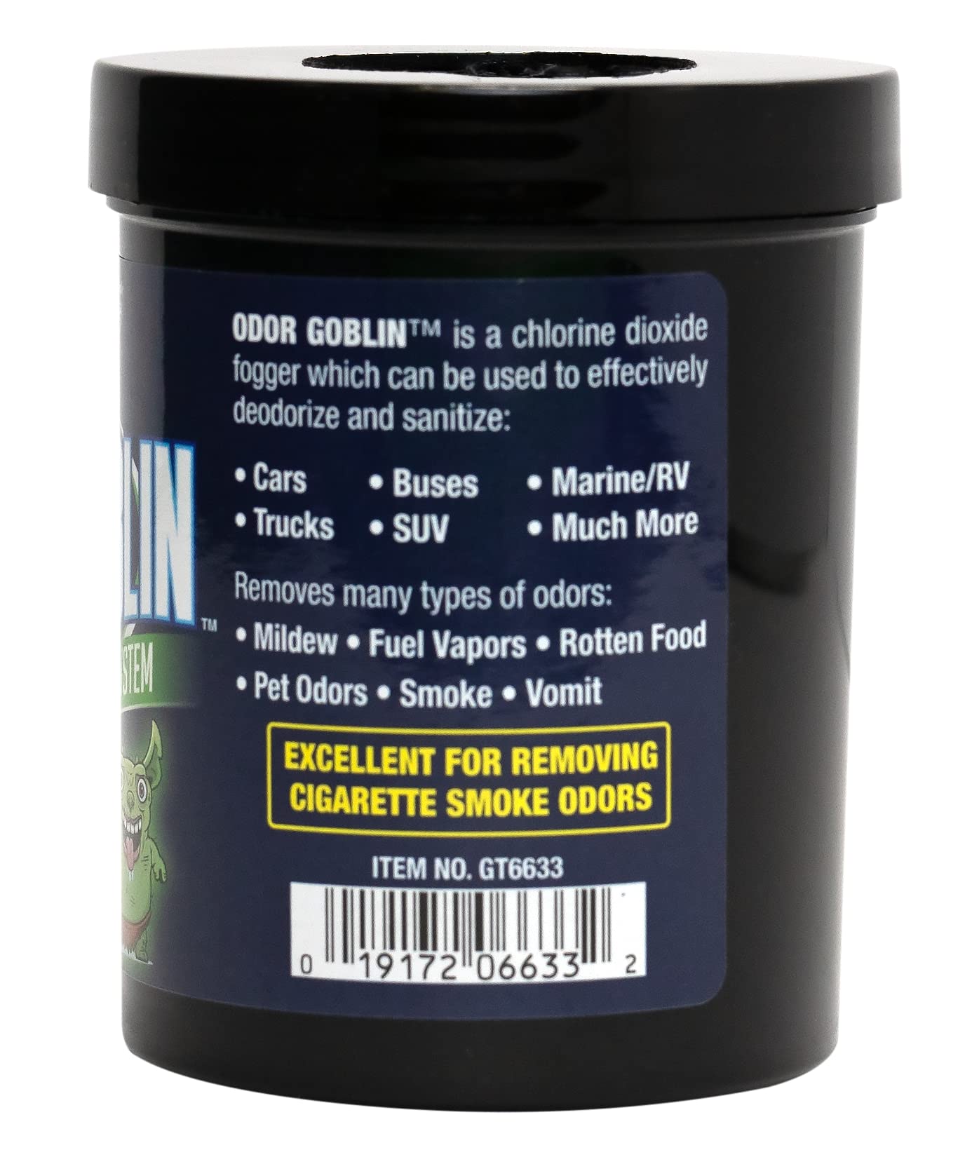 Gliptone Odor Goblin fogger bus interior effectively reduces odors