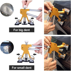 GLISTON golden dent lifter helps lift dents smoothly without harming paint.