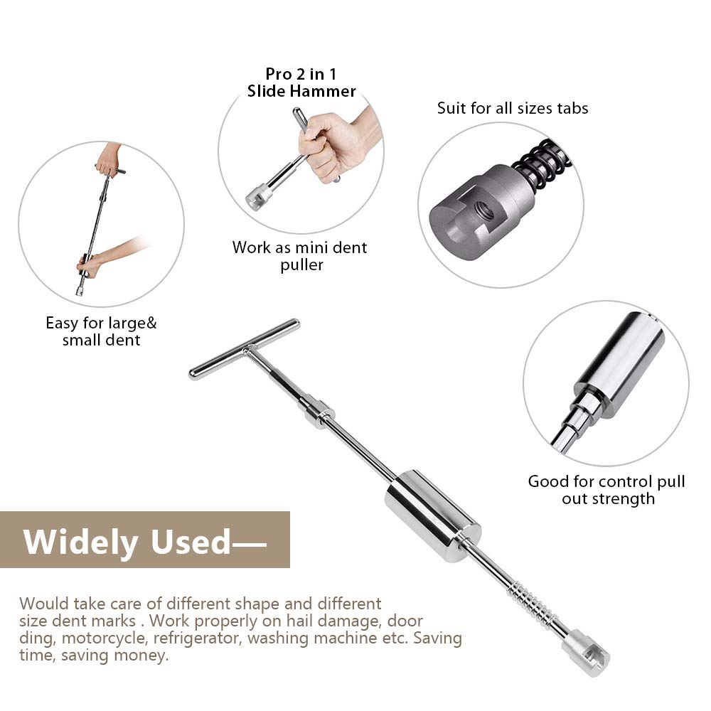 GLISTON PDR tools bag included for organized, portable DIY dent repair.