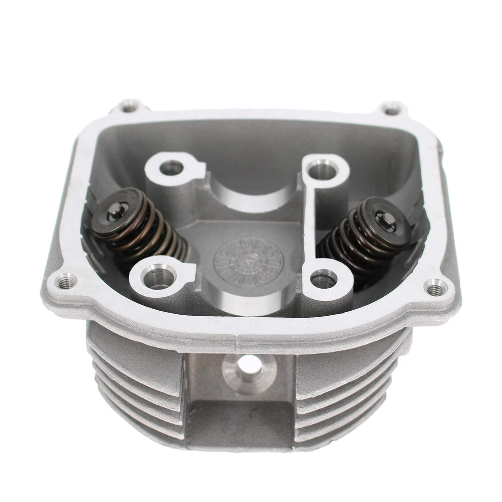 Glixal ATGT-018 installation-ready cylinder head showing 76mm bolt pattern
