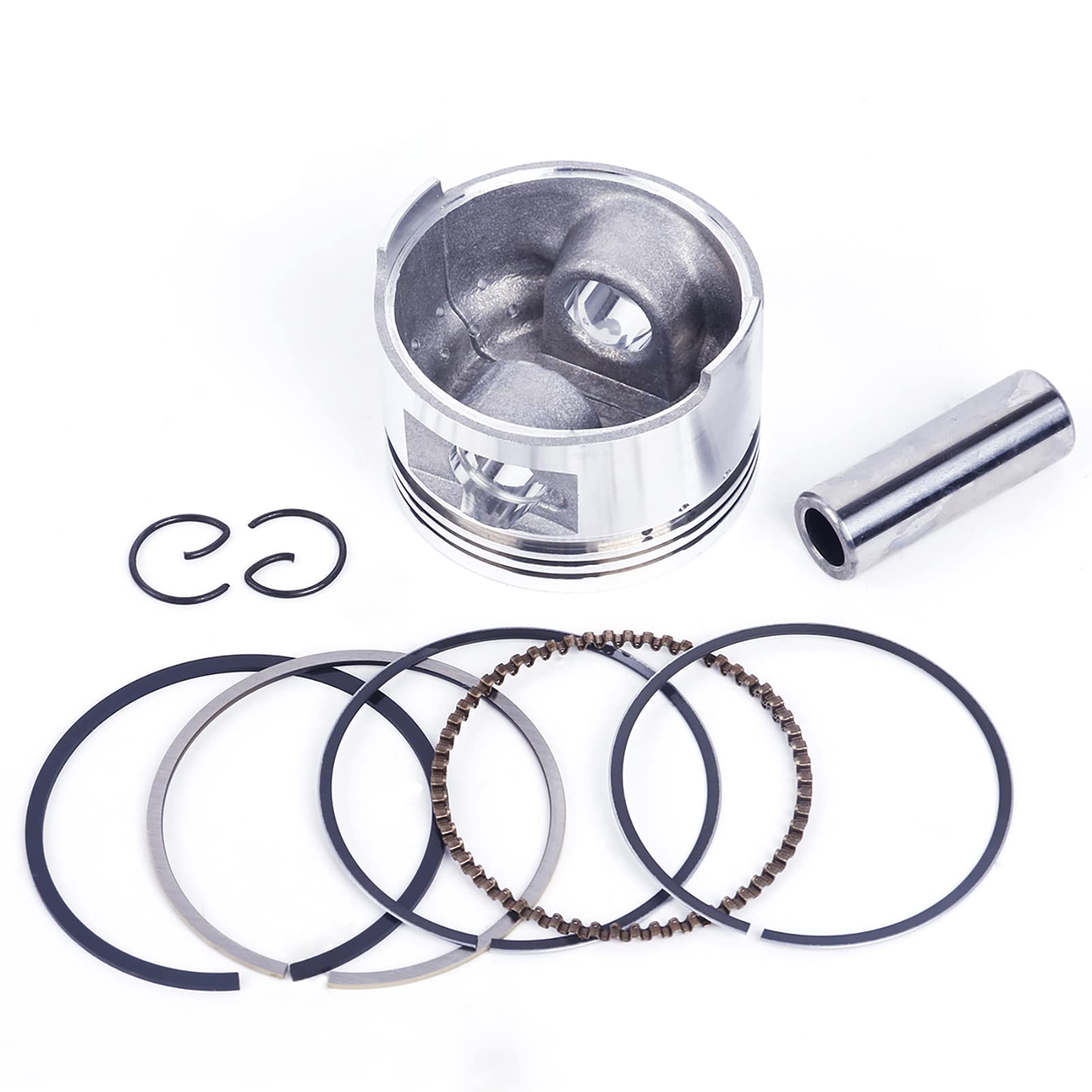 Glixal ATMT1-008 piston assembly image for Gy6 80cc upgrade, smooth performance potential