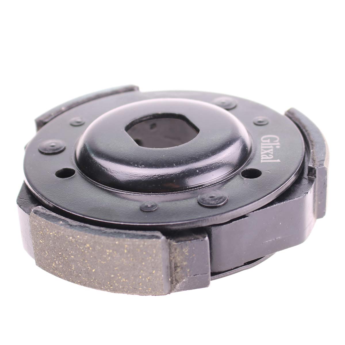 Glixal clutch shoe with 2000 RPM springs included for smoother shifts and quicker response.