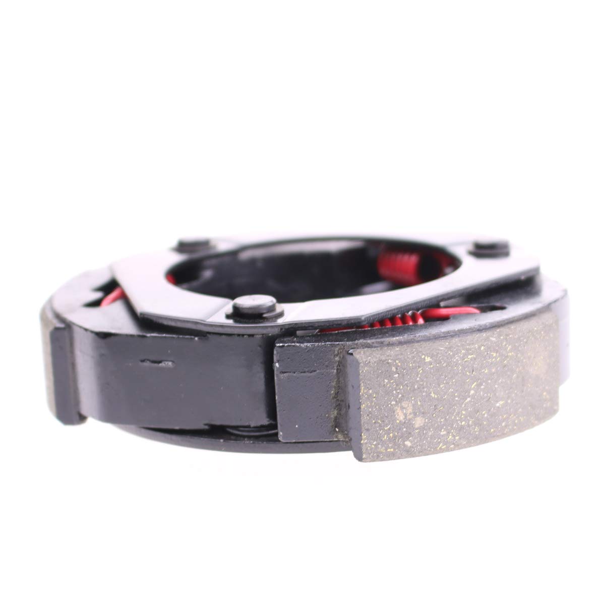 Glixal clutch shoe installed on a GY6 scooter demonstrates compatibility with common Chinese platforms.