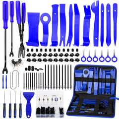 GLK 248pcs trim removal tool set in blue for quick interior and exterior car repairs.