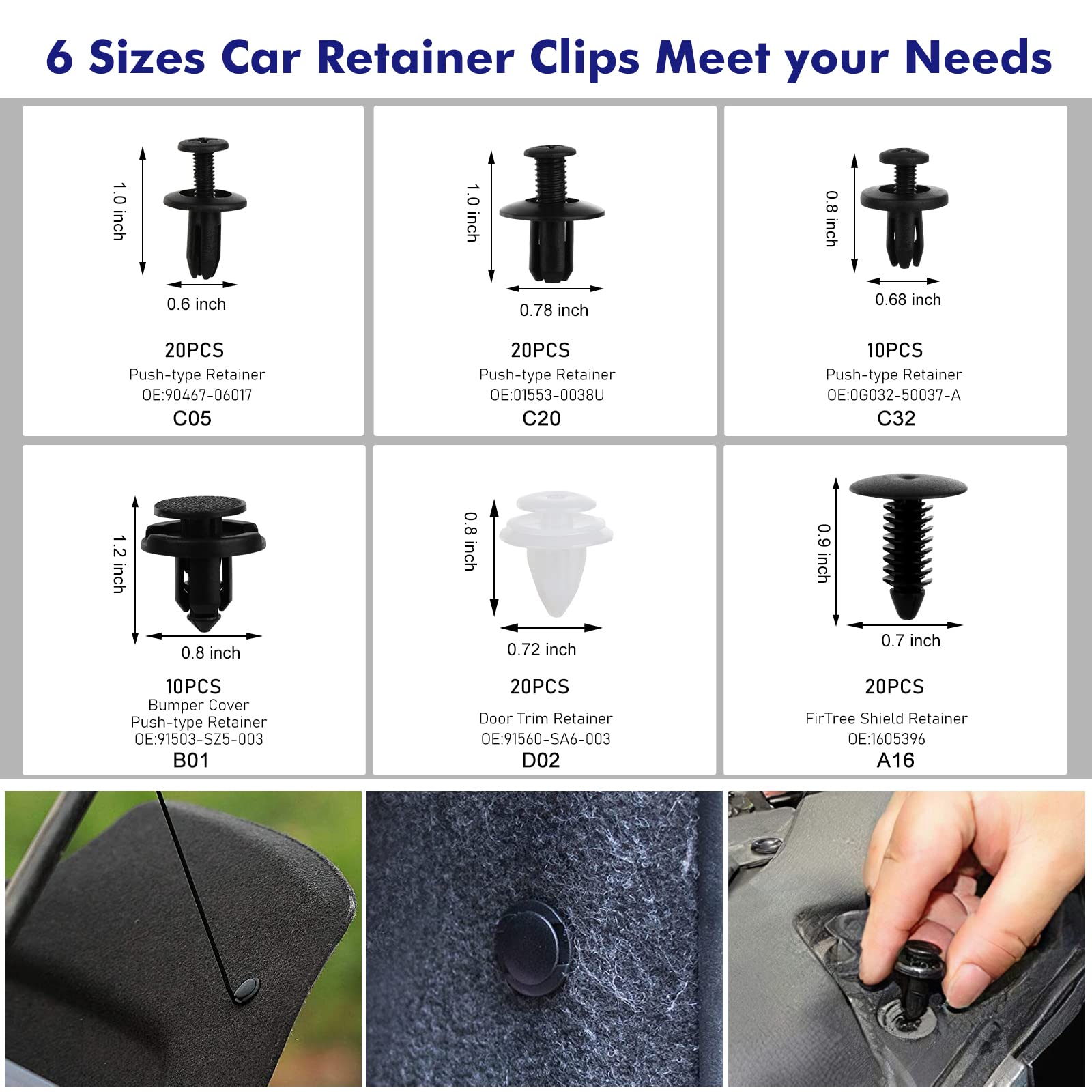 GLK adhesive cable clips for cars keep wiring neat and firmly attached.