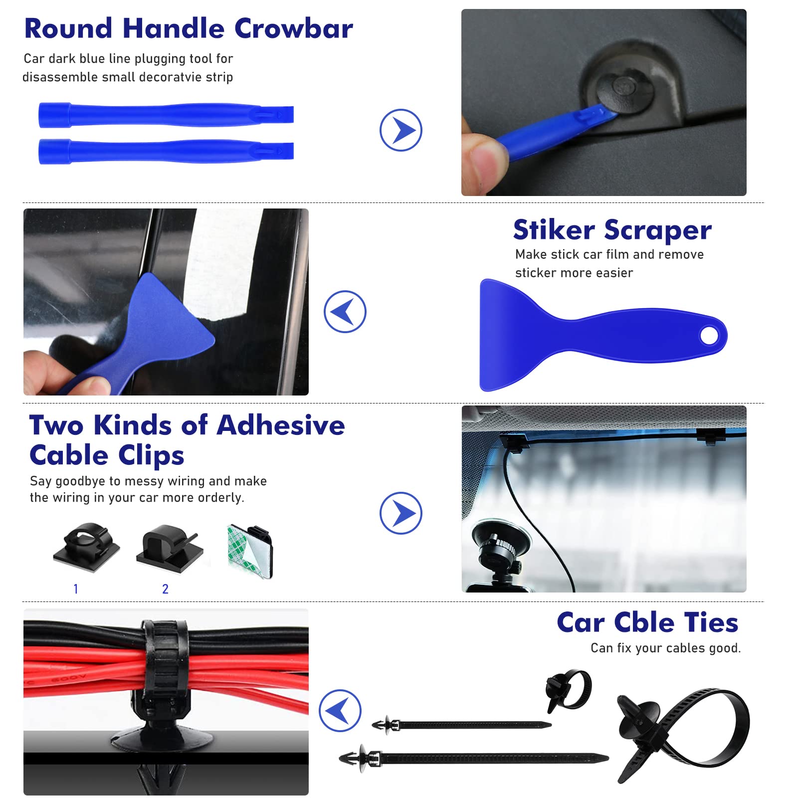 GLK stereo removal tools help access radio units without damaging panels.