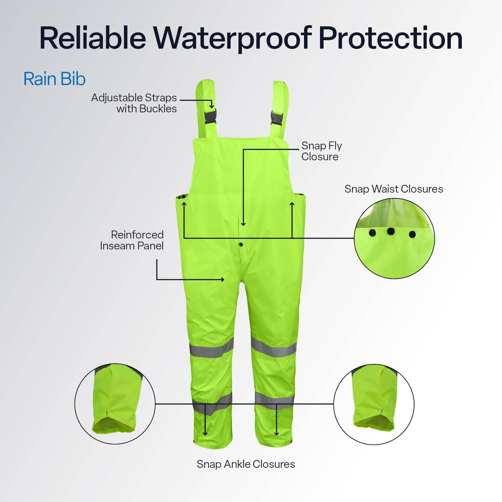 Global Glove FrogWear GLO-8000 front pockets provide quick access on-site