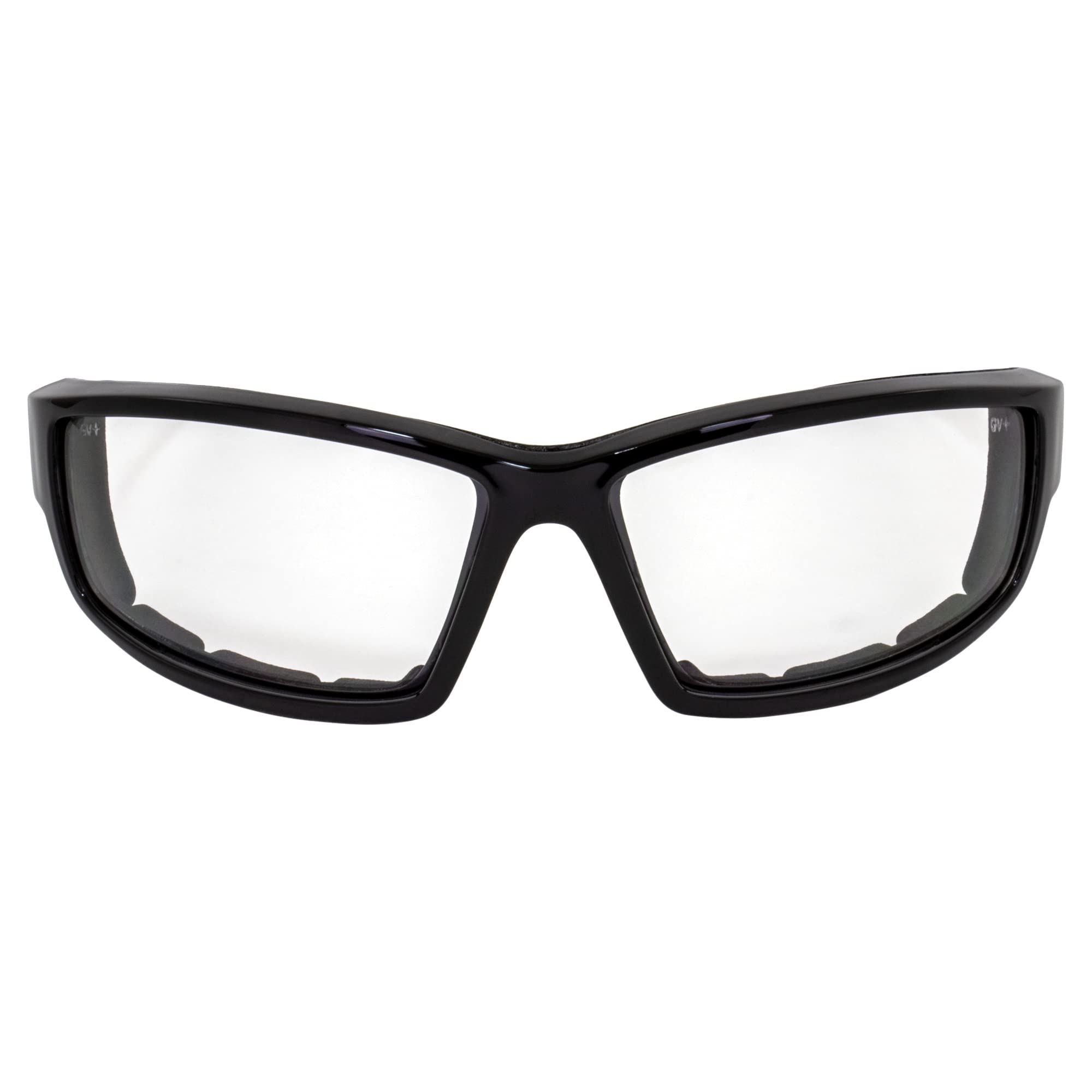 Global Vision Sly polycarbonate lenses provide impact resistance for rugged outdoor use.