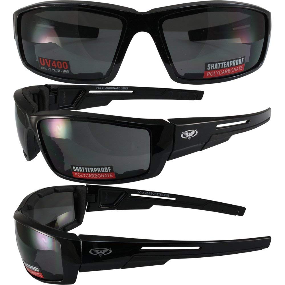 Global Vision Sly UV400 protection shields eyes from strong sunlight.