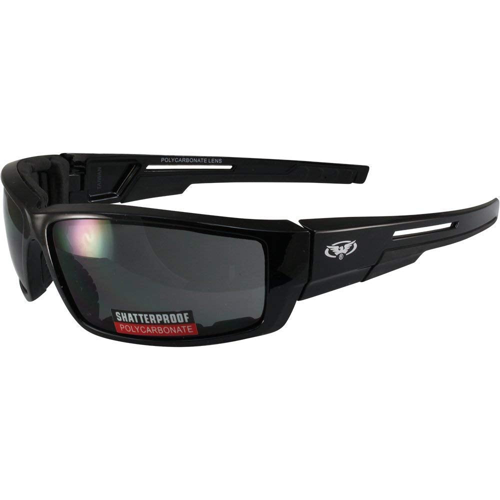 Global Vision Sly vented foam nose pads help reduce moisture during long rides.