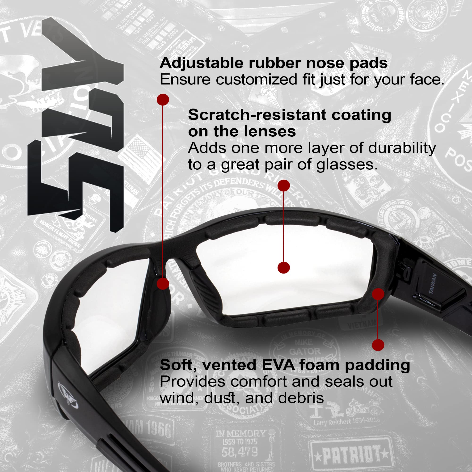 Global Vision Sly wraparound design provides secure coverage for day and night cycling.