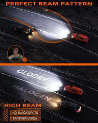 GloDrv perfect light pattern offers an even beam.