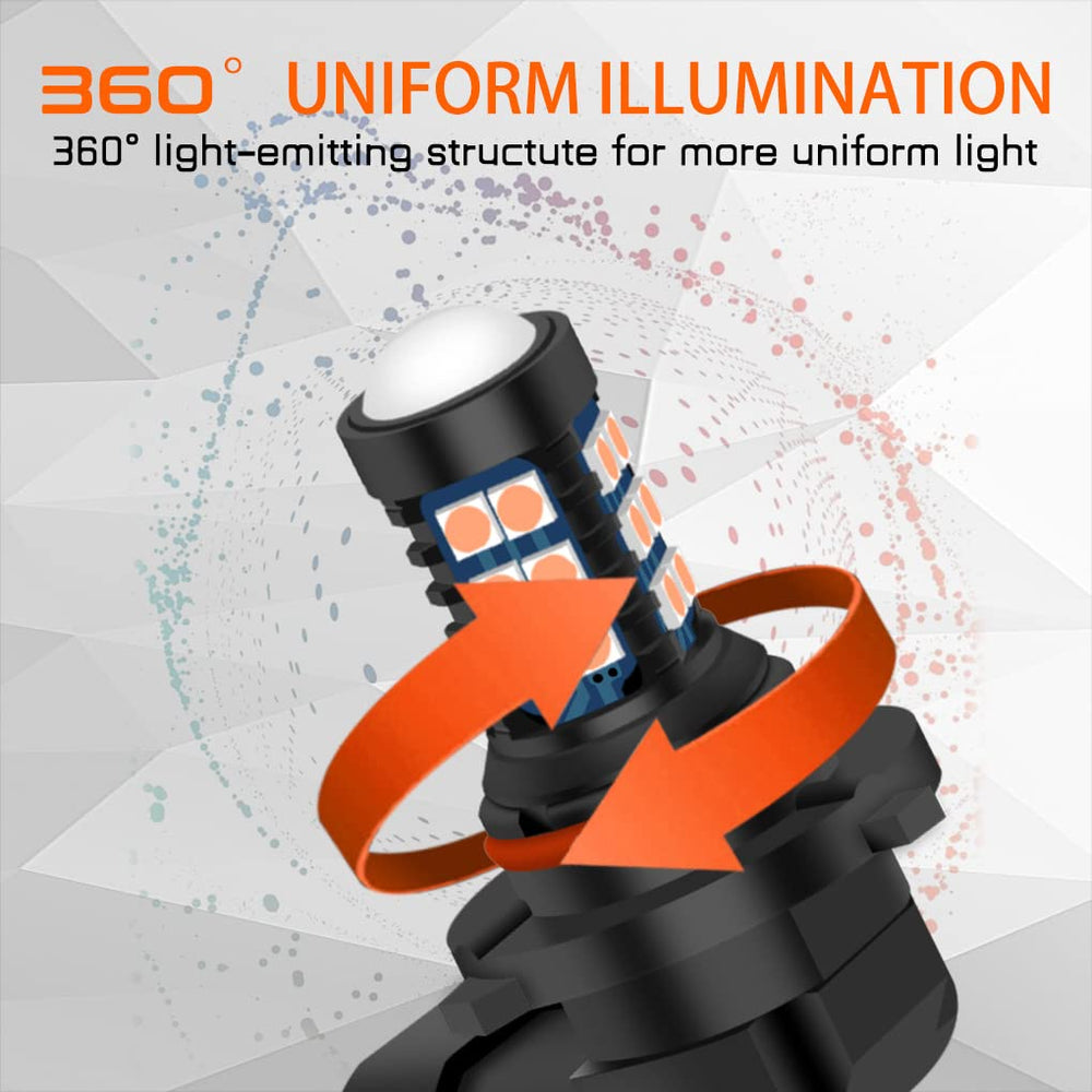 GLOFE 9005-9006 HB3 HB4 LED pair for fog and DRL upgrades