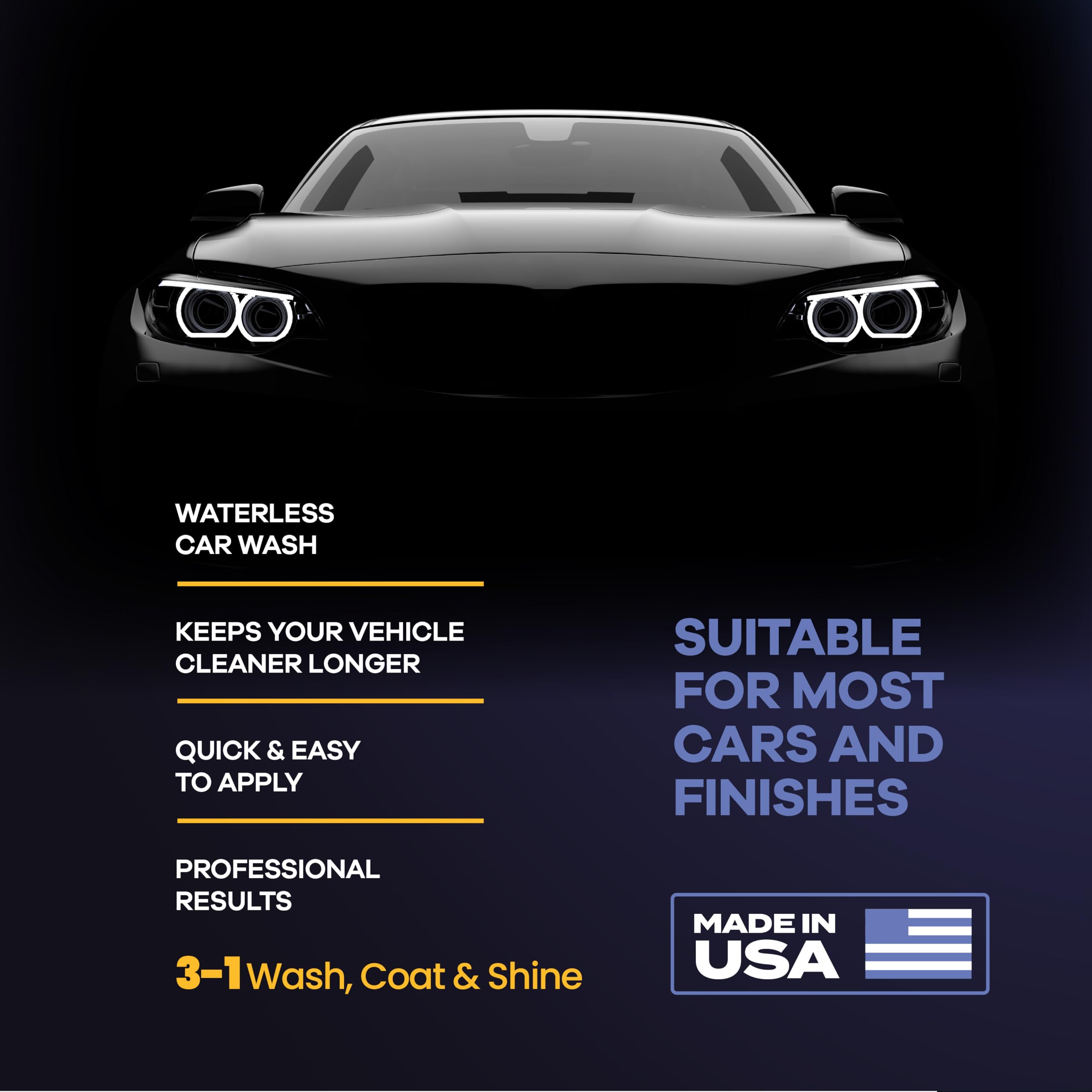 GLOMAX application towel demonstrates effortless buffing for lasting shine.