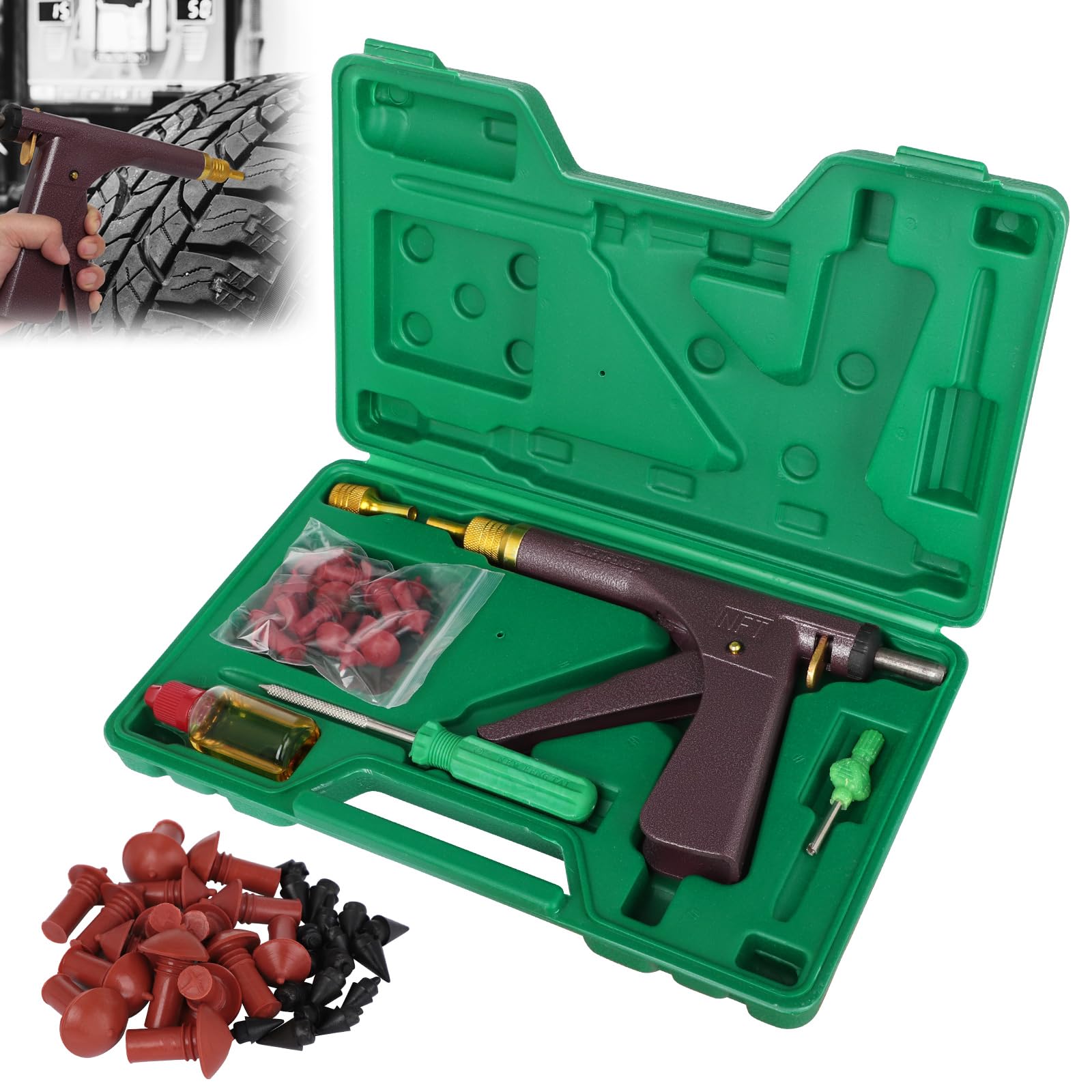 LYROYREG Glorivox Rapid Plug 2.0 tire plug kit for quick tubeless repairs.