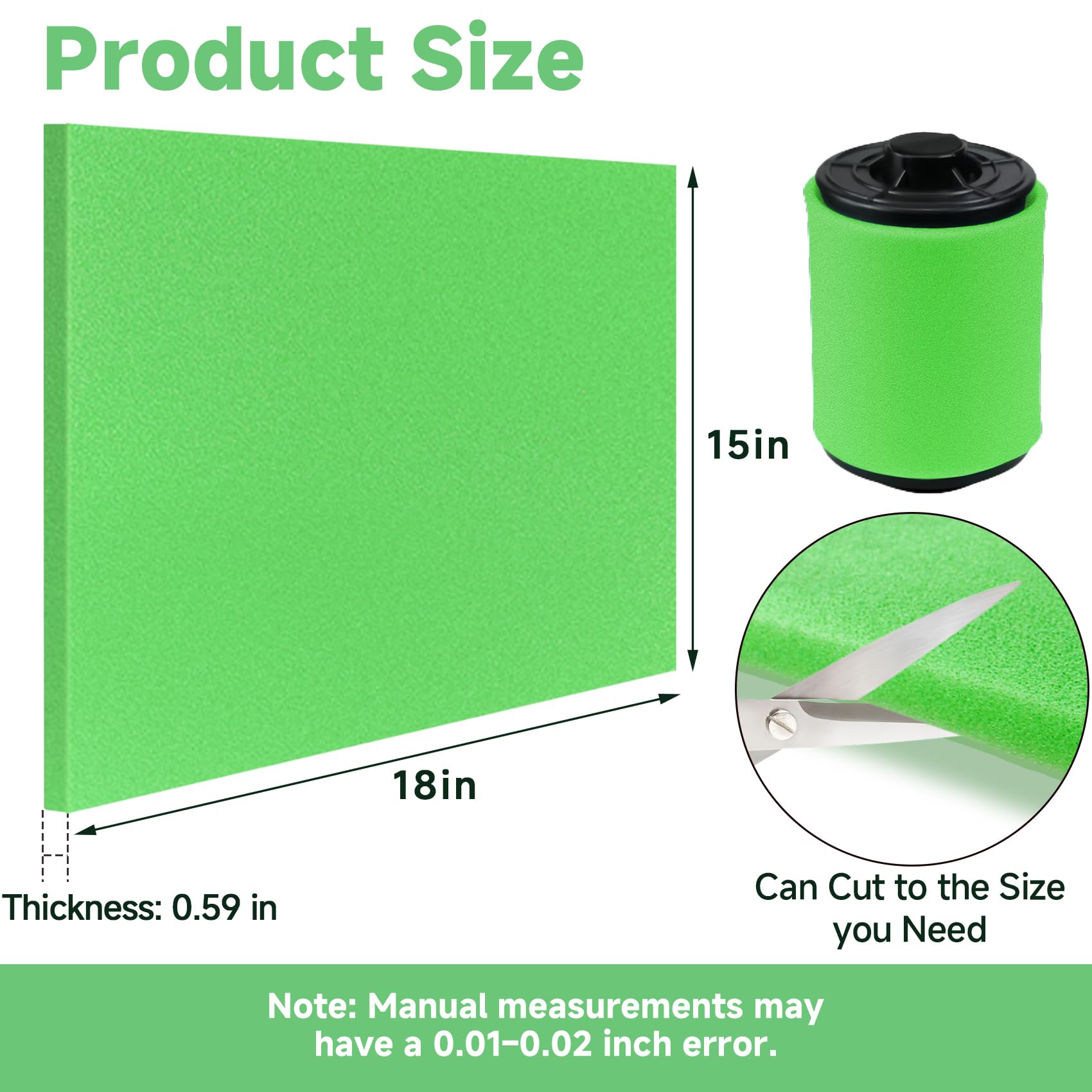 GlowGeek cut-to-fit foam demonstrates easy resizing for various machines