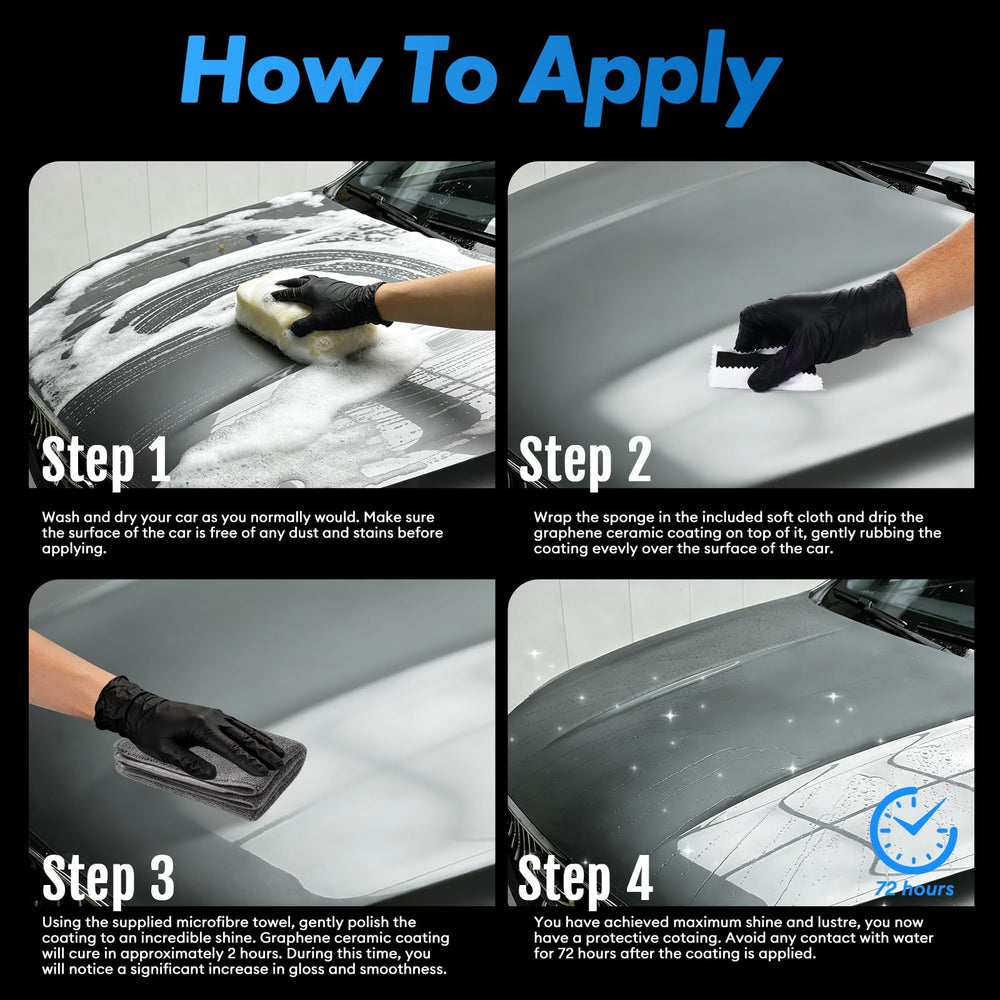 GLOWPOINT instruction manual guides easy at-home ceramic coating