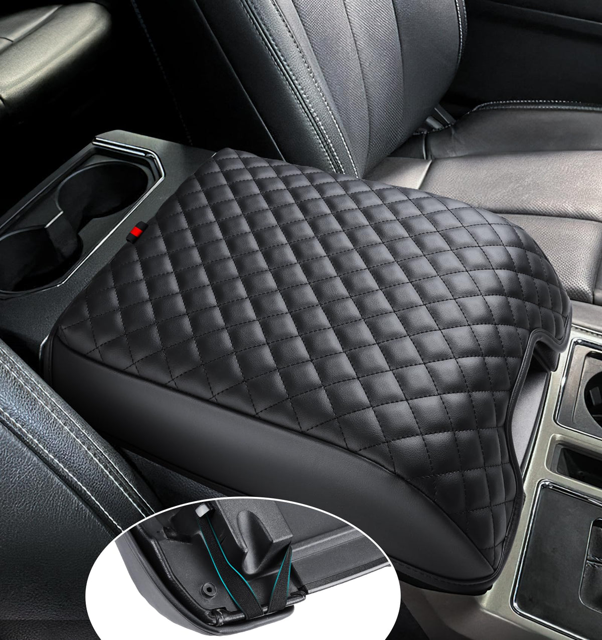 GLOYLEIX F-150 center console cover with snug fit and protection