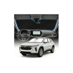 GLSBRCAO Chevy Trax sun shade windshield cover protecting the interior from sun glare