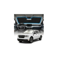 GLSBRCAO Ford Maverick sun shade cover installed for heat reduction and UV protection.