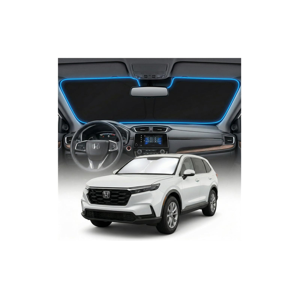 GLSBRCAO Honda CR-V sun shade cover provides precise fit and heat reduction.