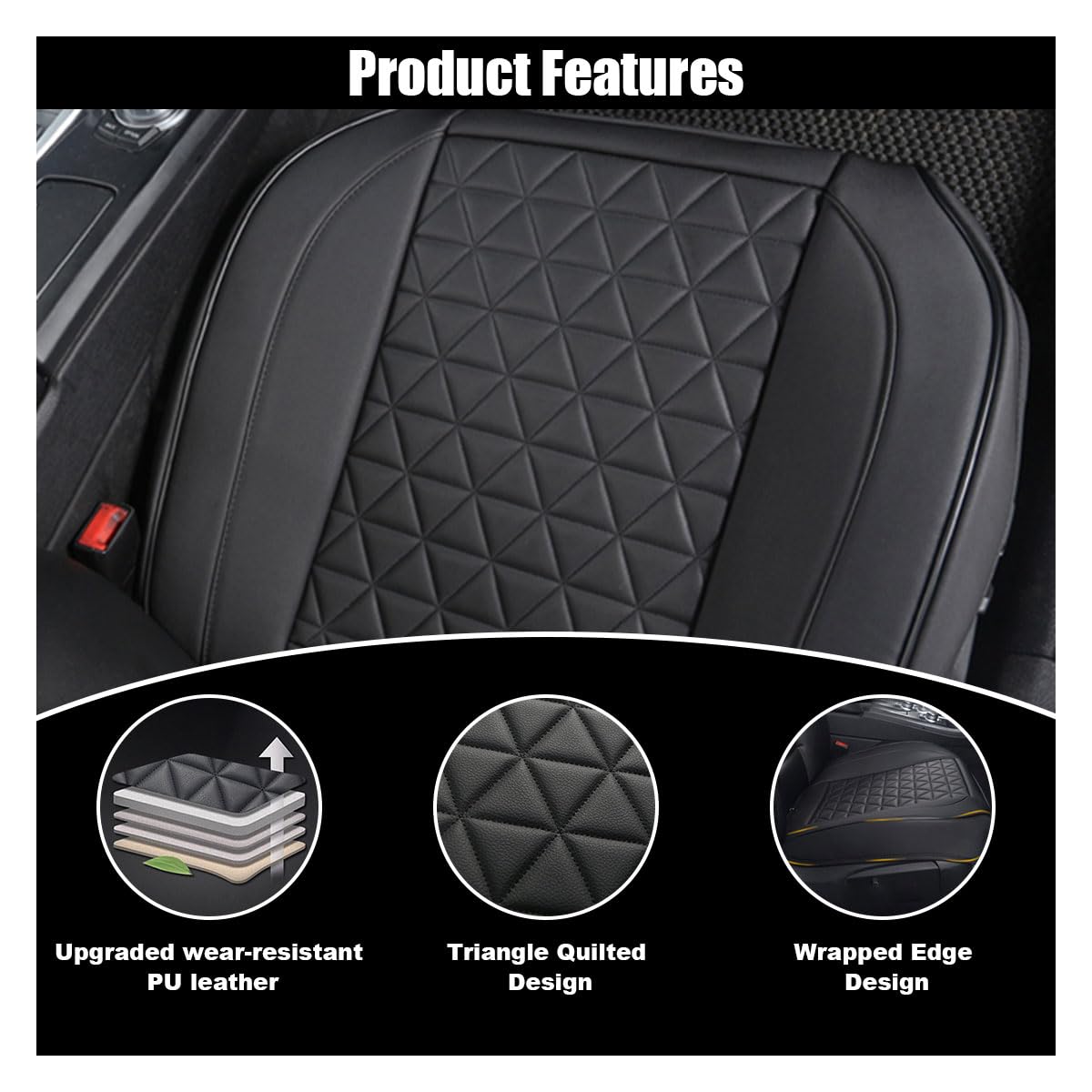 GLSOWEE wraparound edge design enhances fit and interior styling