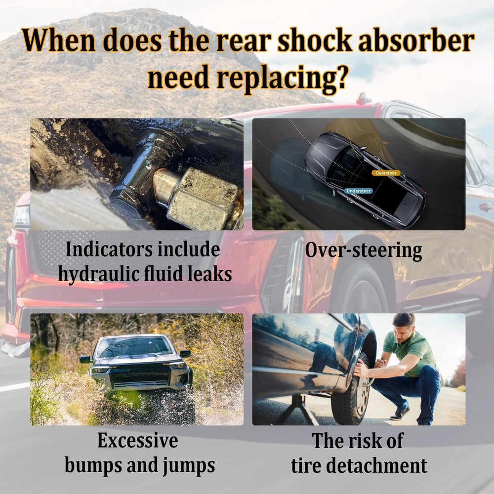Gluebar front shock assembly for Chevrolet Tahoe XL smooths bumps and improves handling.