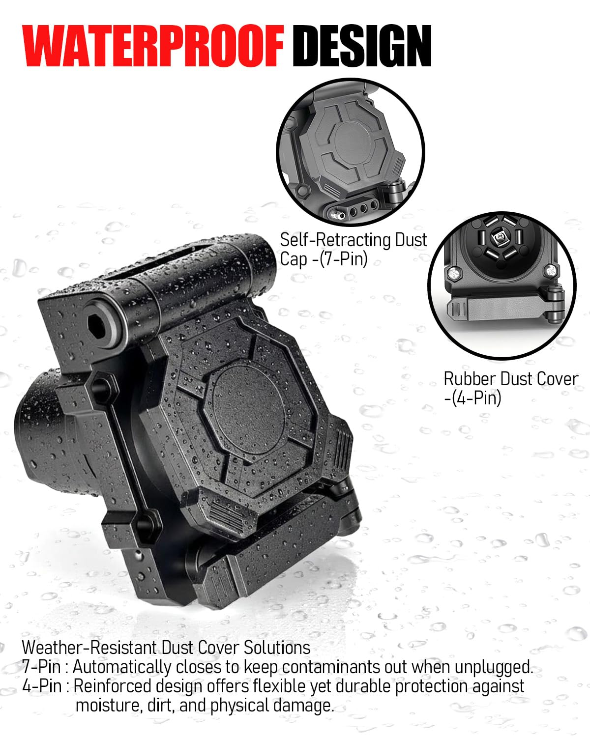 GLUWPA ergonomic connector design enables quick hookups, even with gloves