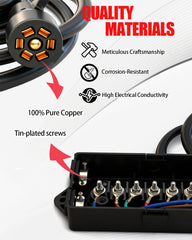 GLUWPA junction box enabling secure trailer and RV connections across multiple vehicles.