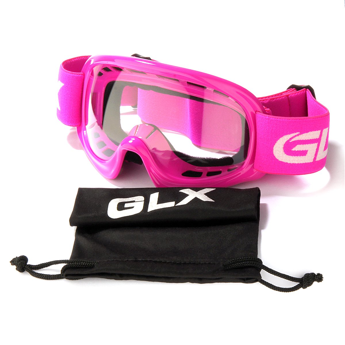GLX YH15 pink goggles add fun, visible gear.