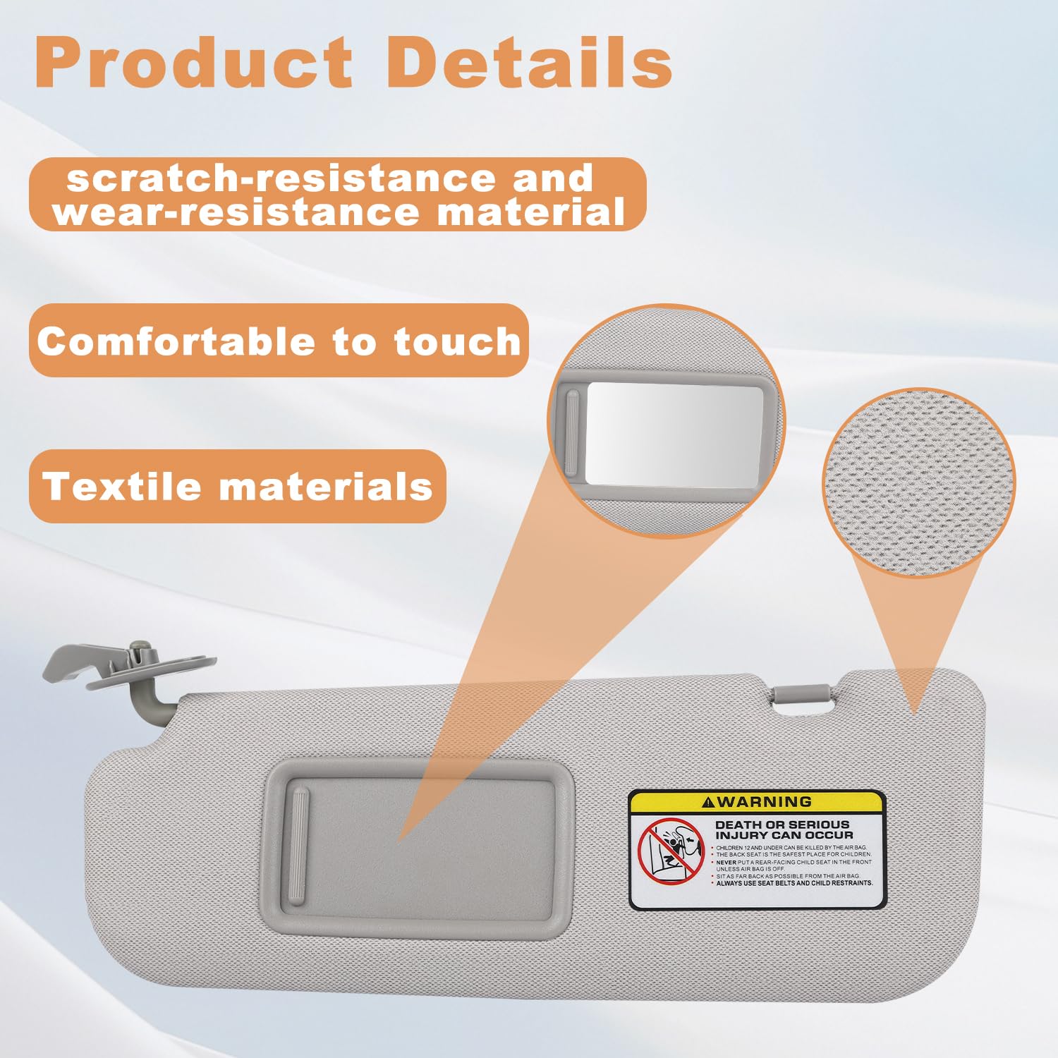 GlymXia elantra visor clips set for secure installation and timeless fit.