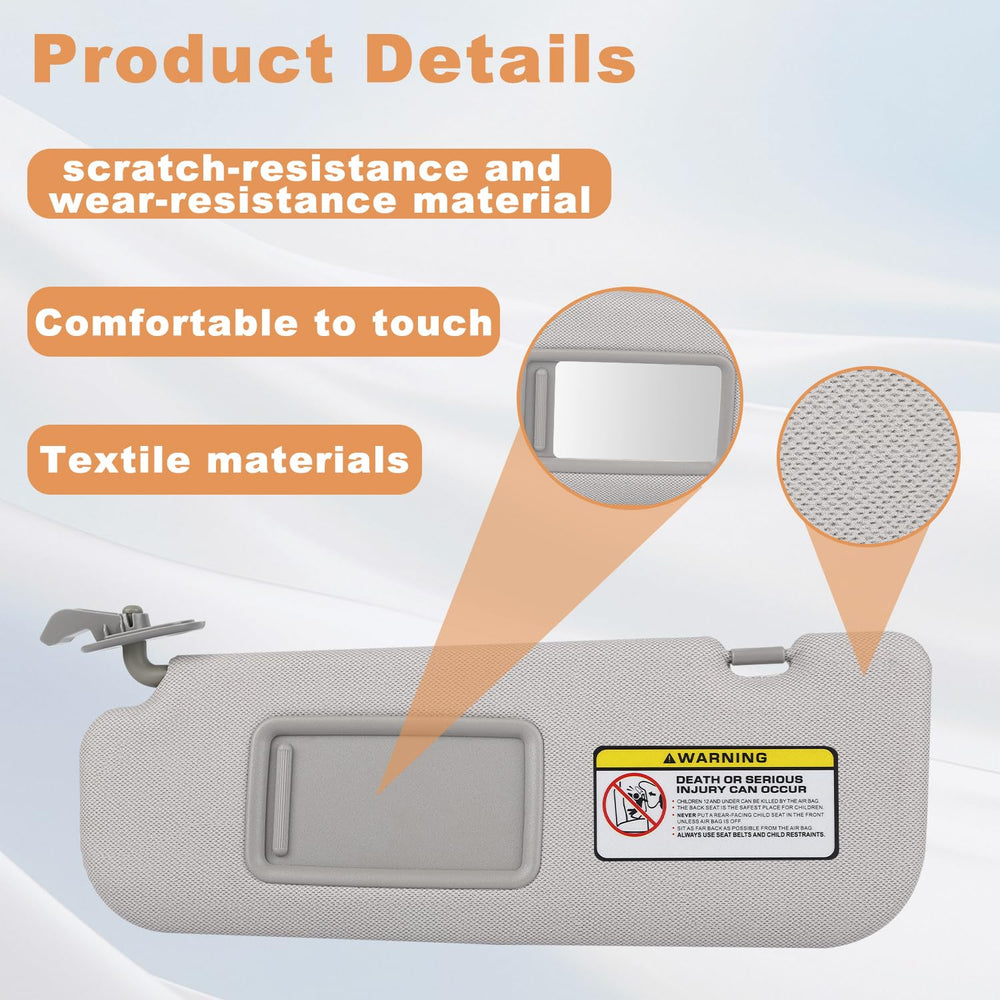 GlymXia elantra visor clips set for secure installation and timeless fit.