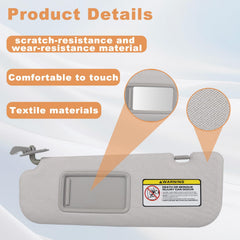 GlymXia elantra visor clips set for secure installation and timeless fit.