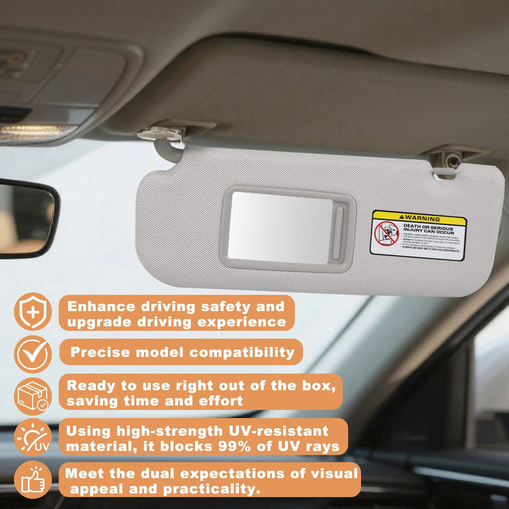 GlymXia elantra visor hinge with reinforced metal construction for steady positioning.