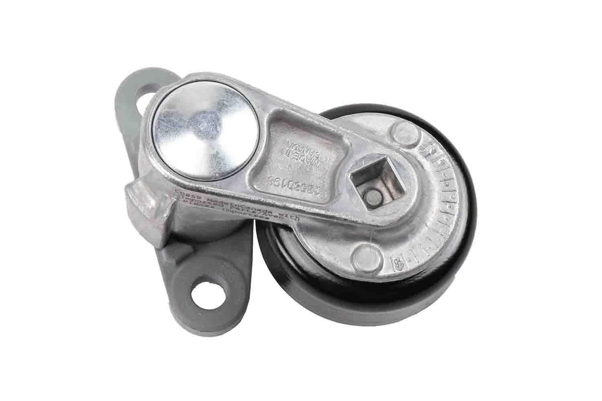 GM Genuine Parts 12580196 belt tensioner front view maintaining proper A/C belt tension
