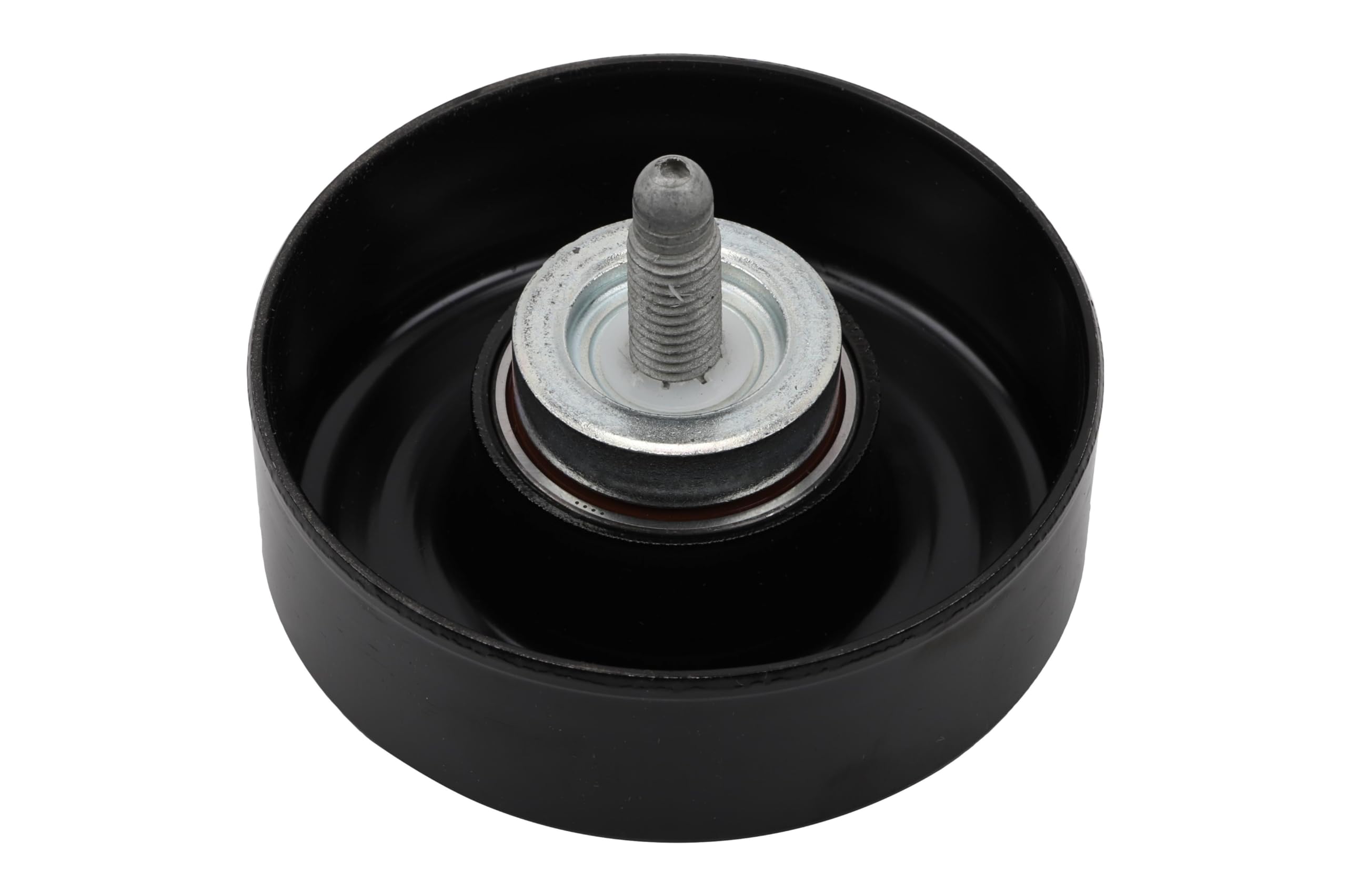 GM Genuine Parts LC9 drive belt idler pulley engine compartment view for durable performance