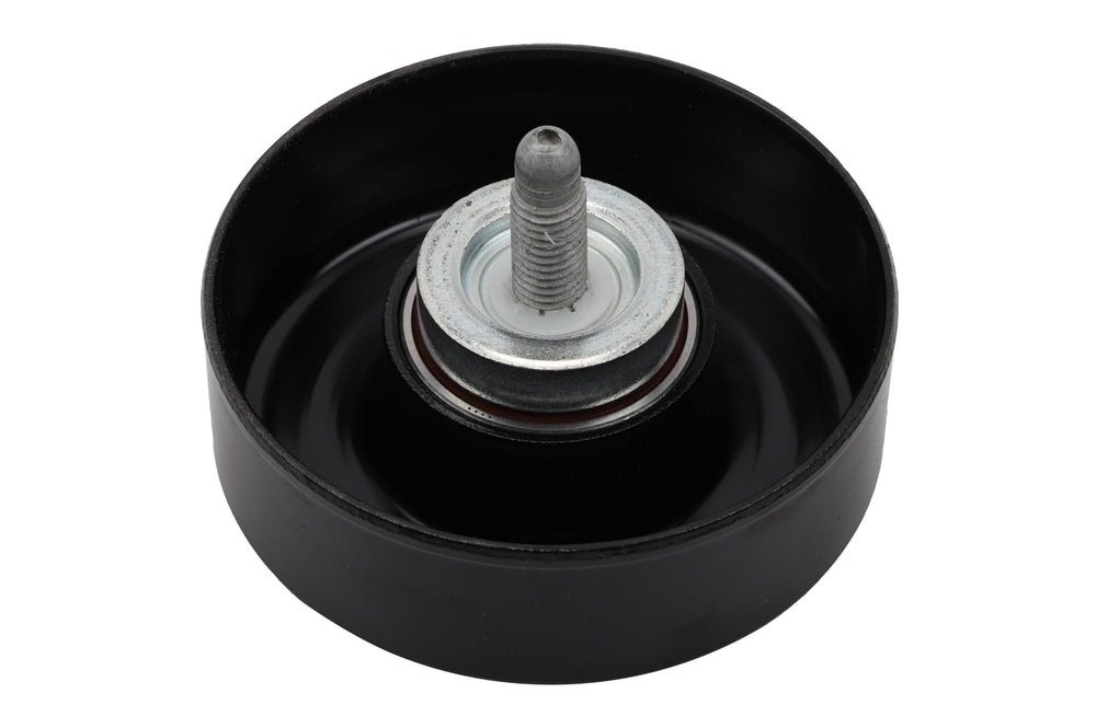 GM Genuine Parts LC9 drive belt idler pulley engine compartment view for durable performance