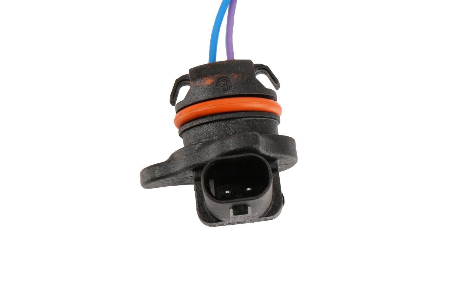 GM Genuine Parts 12681015 closeup of connector on oil pump flow control solenoid wire for secure installation