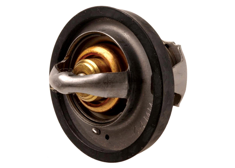 GM Genuine Parts 131-120 engine coolant thermostat with gasket for reliable temperature control.