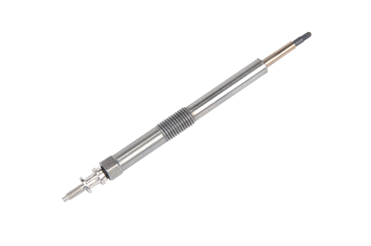 GM Genuine Parts 68G glow plug closeup showing heat element for cold starts.