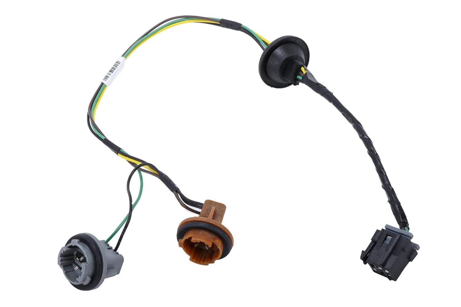 GM Genuine Parts 84227908 tail light wiring harness full assembly with protective outer jacket.
