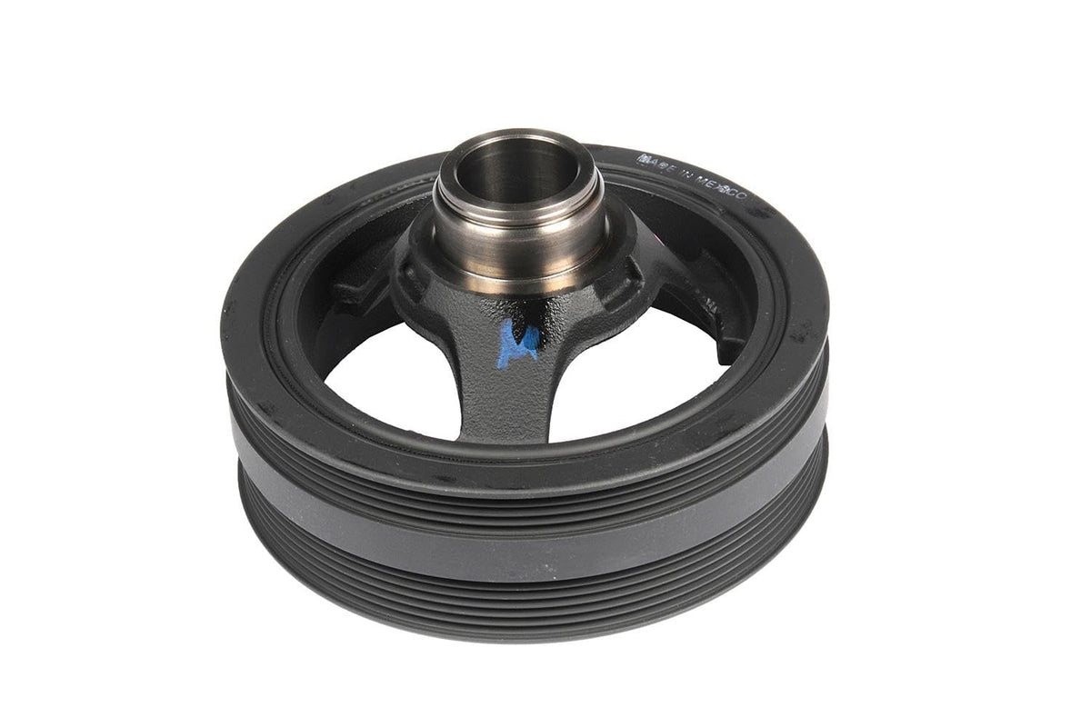 GM Genuine Parts ACDelco 19300488 harmonic balancer front view enhances engine stability.