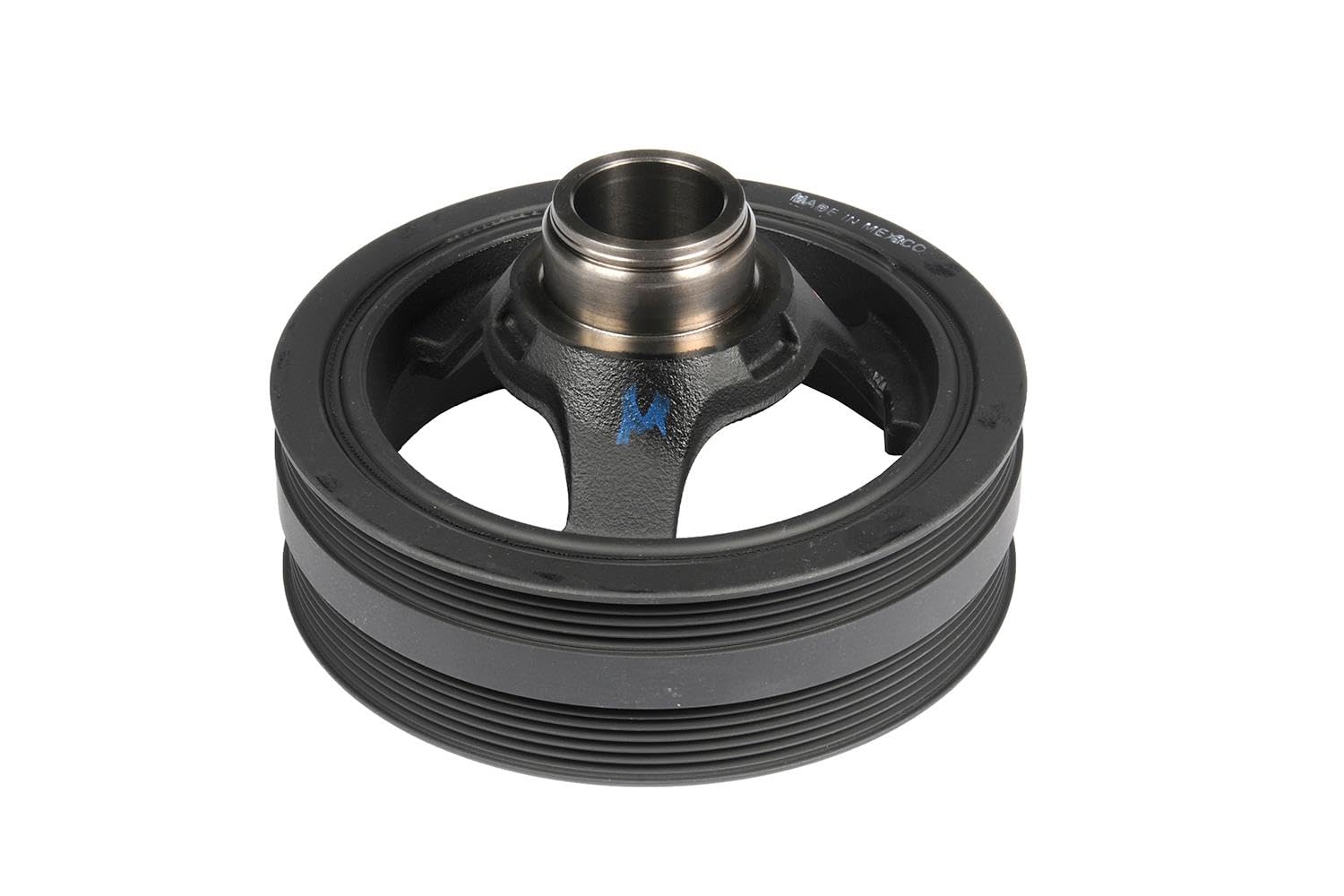 GM Genuine Parts ACDelco 19300488 harmonic balancer side view ensures reliable belt drive.
